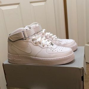 Air Force 1 Mid all white. Slightly used